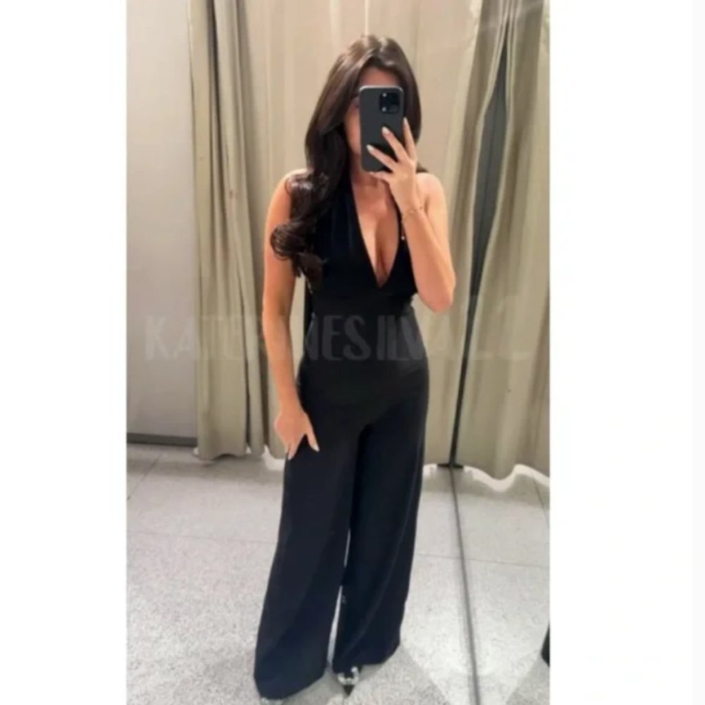 Zara black jumpsuit